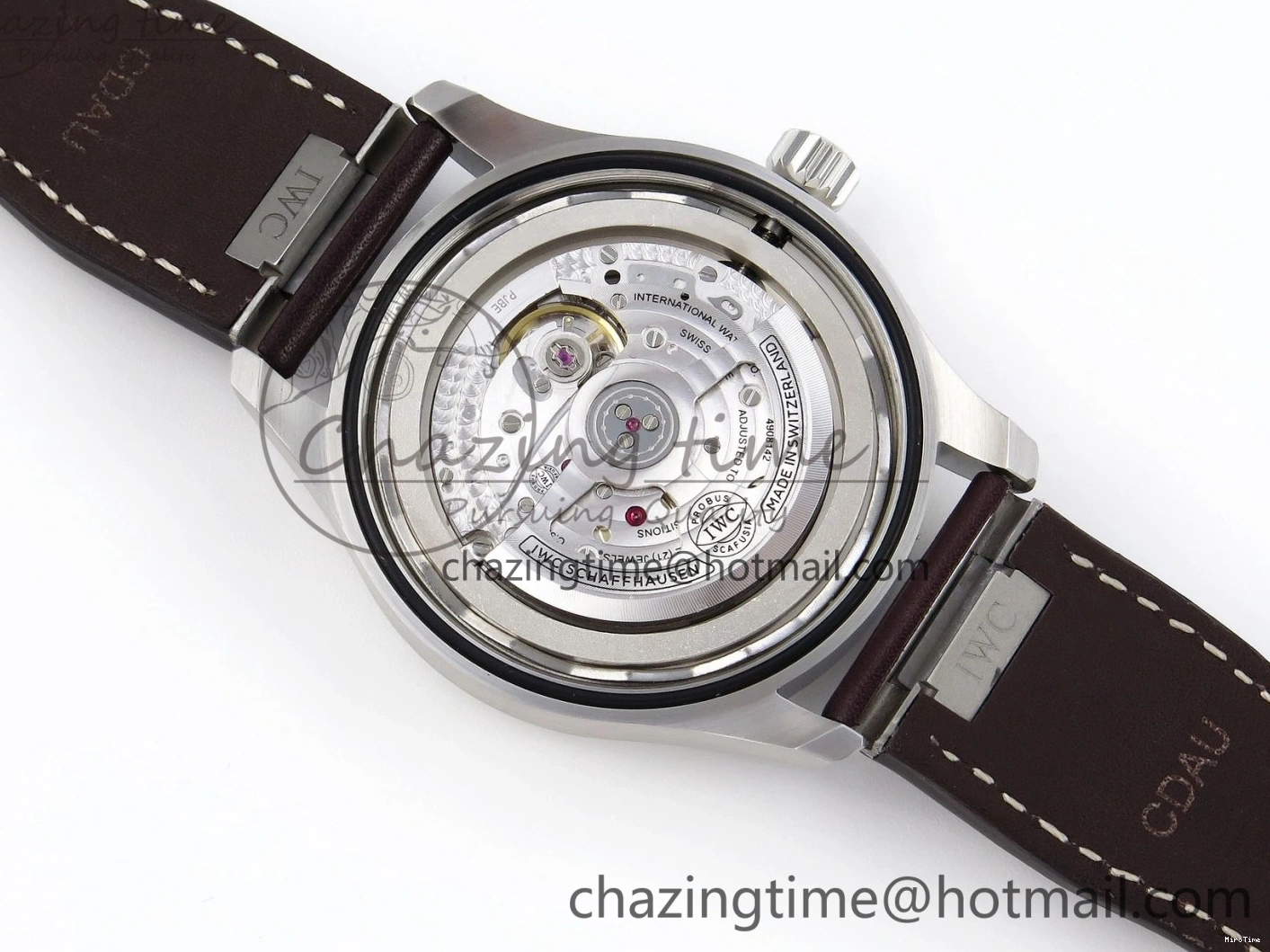 MIROTIME 0127 Pilot Mark XX IW328205 ZF 1:1 Best Edition Green Dial on Brown Leather Strap A UrbanStyle 7029